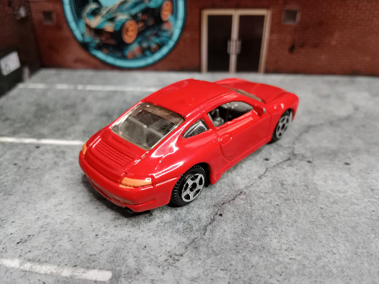 Porsche 911 Nº6019 Motor Max 1/64 2