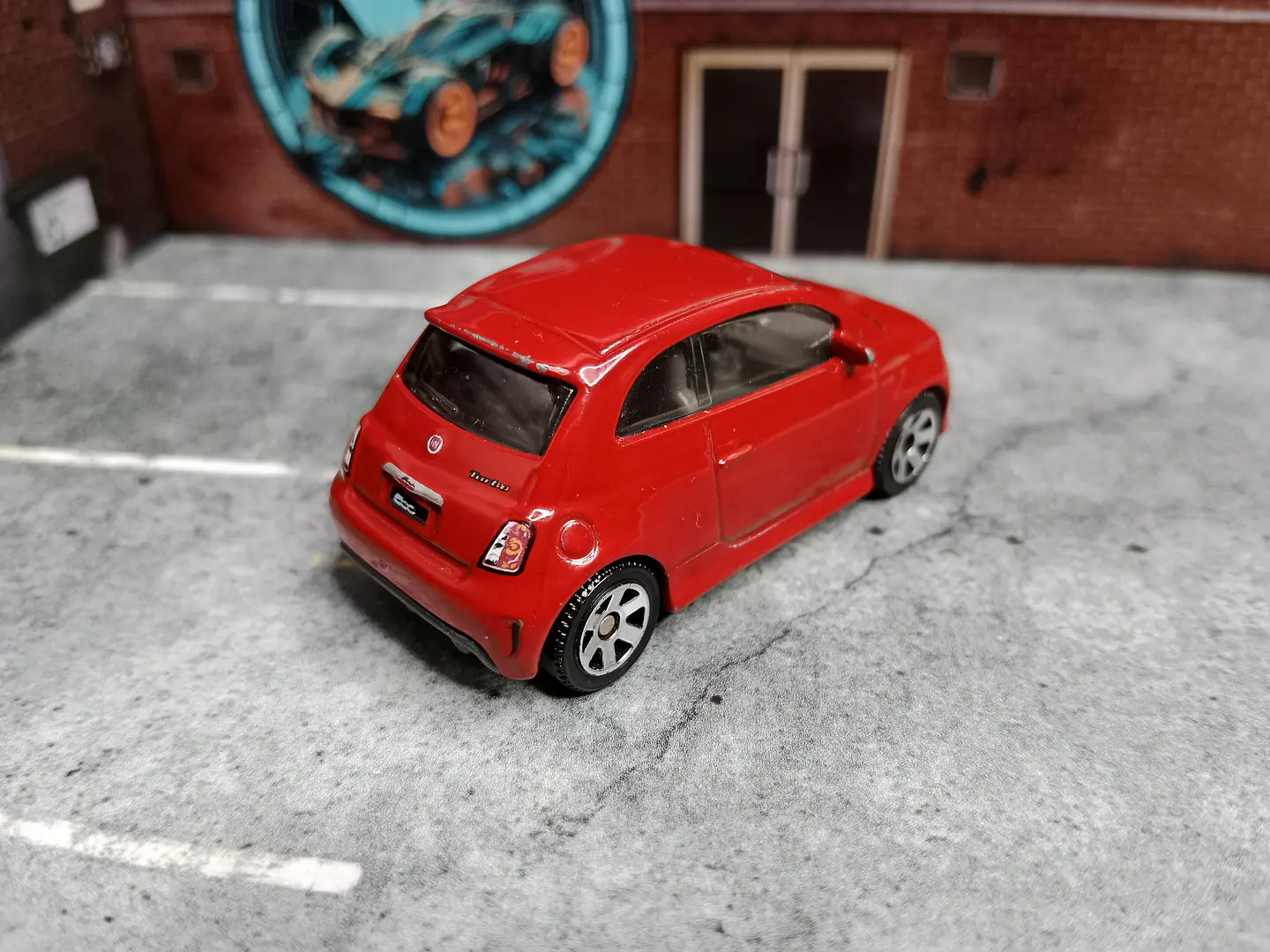 Fiat 500 Turbo '19 Matchbox Mattel 2021 2