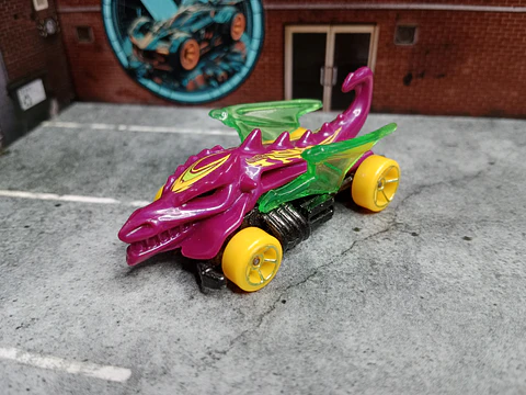 Dragon Blaster Street Beasts Hot Wheels Mattel 2018