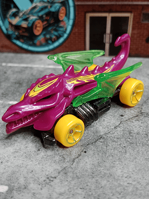 Dragon Blaster Street Beasts Hot Wheels Mattel 2018