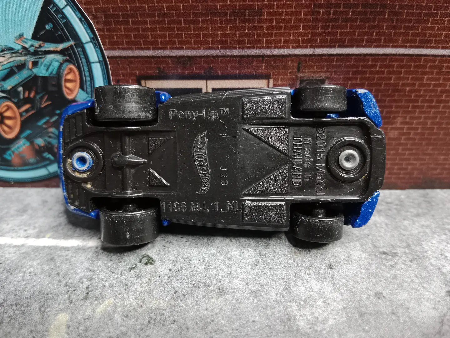Pony-Up Night Burnerz Hot Wheels Mattel 2016 3
