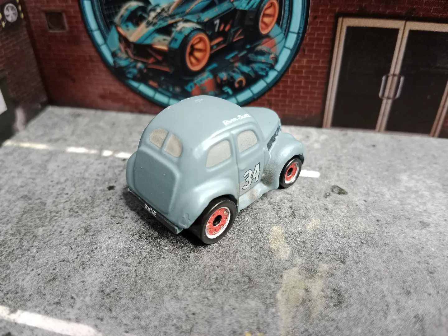 River Scott Cars Mini Racers Disney Pixar Mattel 2016 2