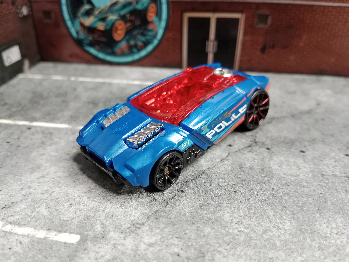 Rogue Hog Turbo Jet Car Wash Hot Wheels Mattel 2023 1