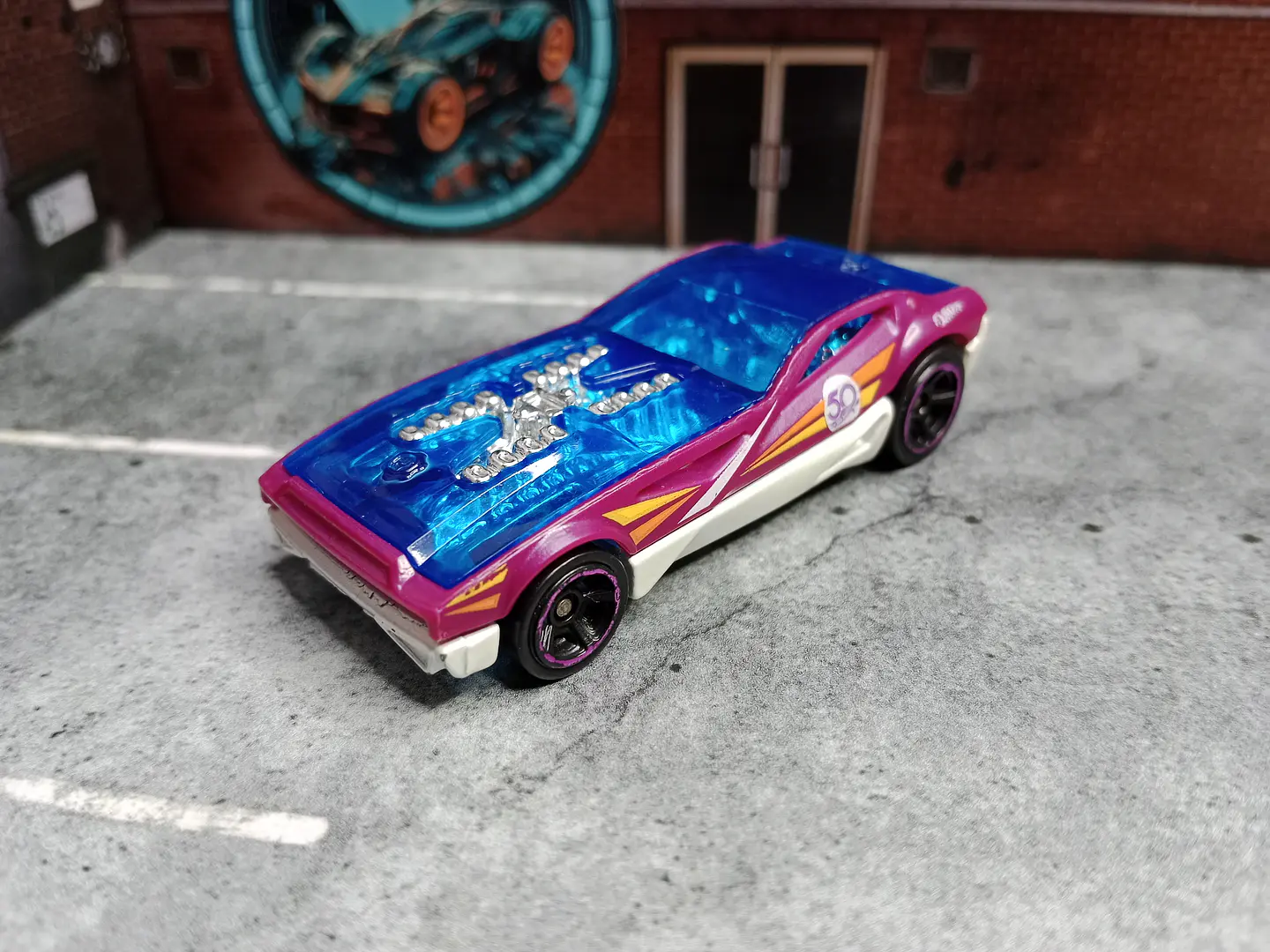 Bye Focal II HW 50th Track Stars Hot Wheels Mattel 2018 1