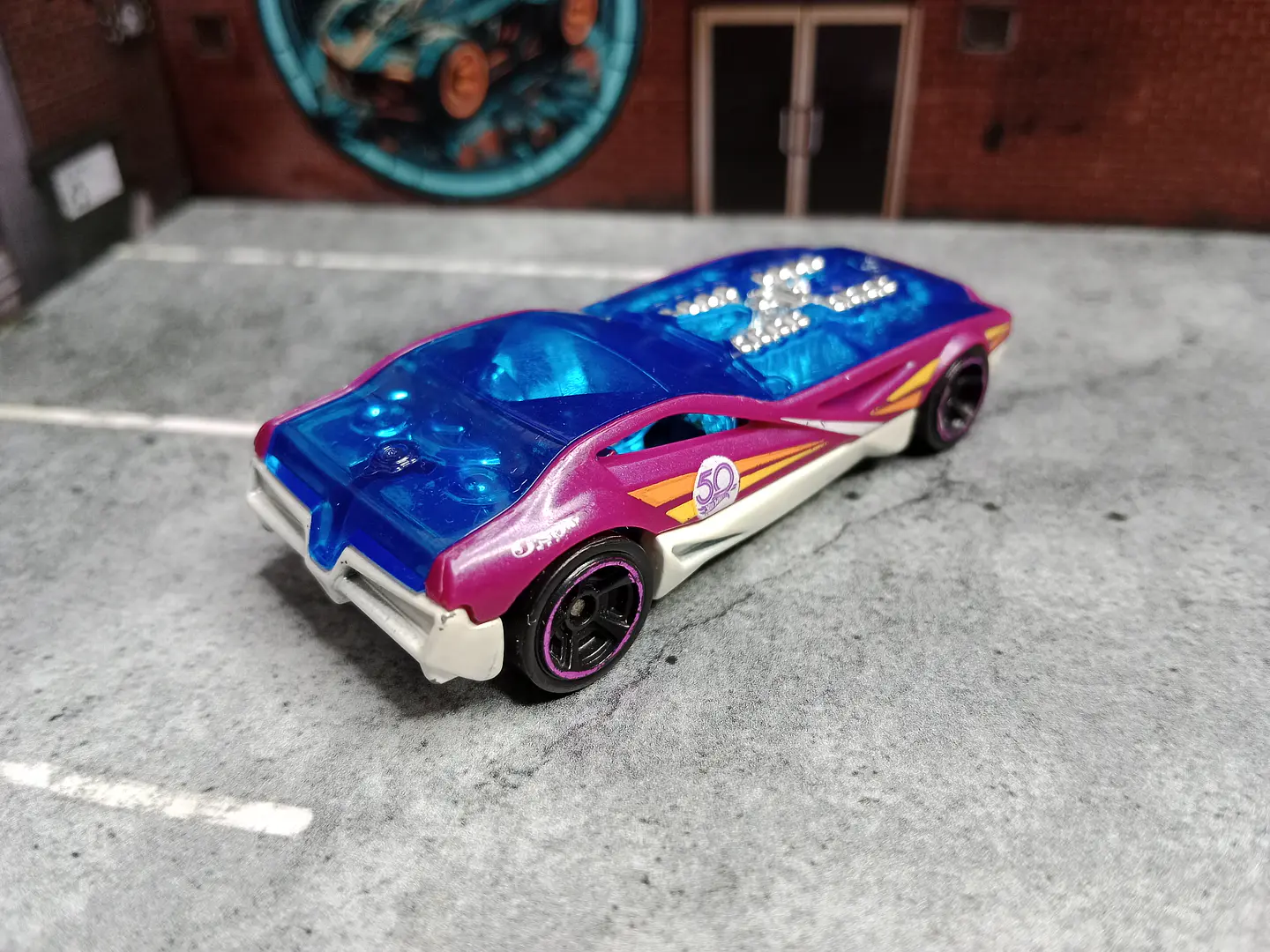 Bye Focal II HW 50th Track Stars Hot Wheels Mattel 2018 2