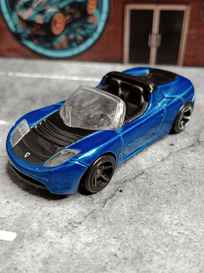 Tesla Roadster '08 Speed Machines Hot Wheels Mattel 2013