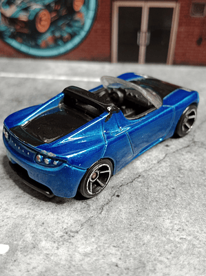 Tesla Roadster '08 Speed Machines Hot Wheels Mattel 2013