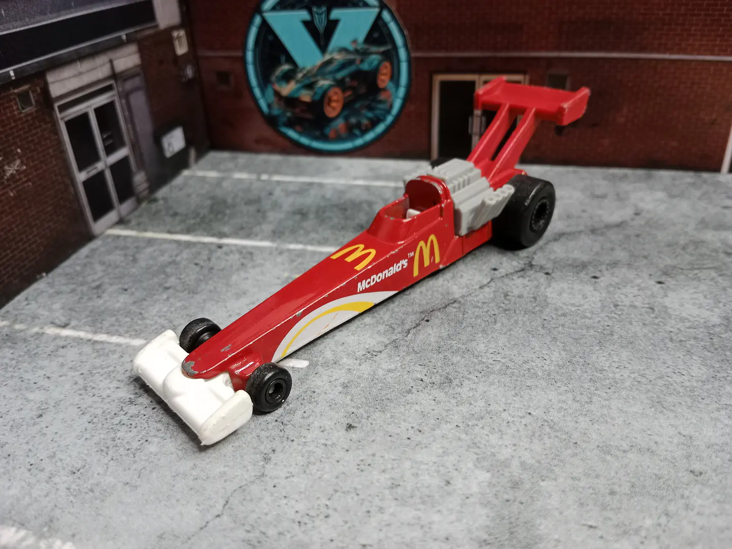 Dragster McDonald's Hot Wheels Mattel 1993 1