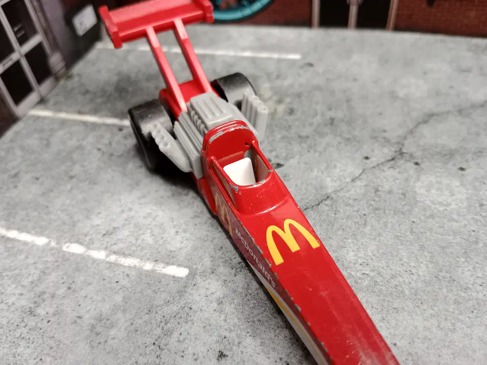 Dragster McDonald's Hot Wheels Mattel 1993 3