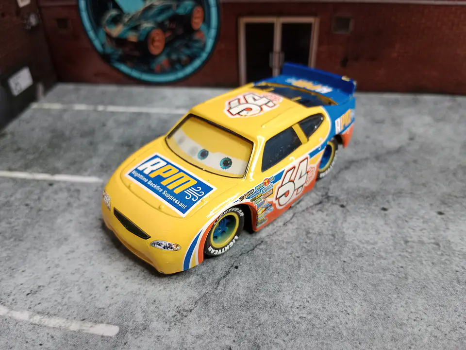 RPM No. 64 Cars Disney Pixar 1/55 Lenticular 1