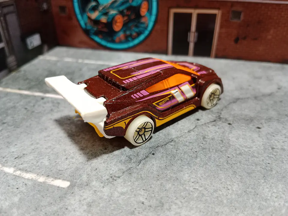 Loop Coupe Glow Wheels Hot Wheels Mattel 2016 2