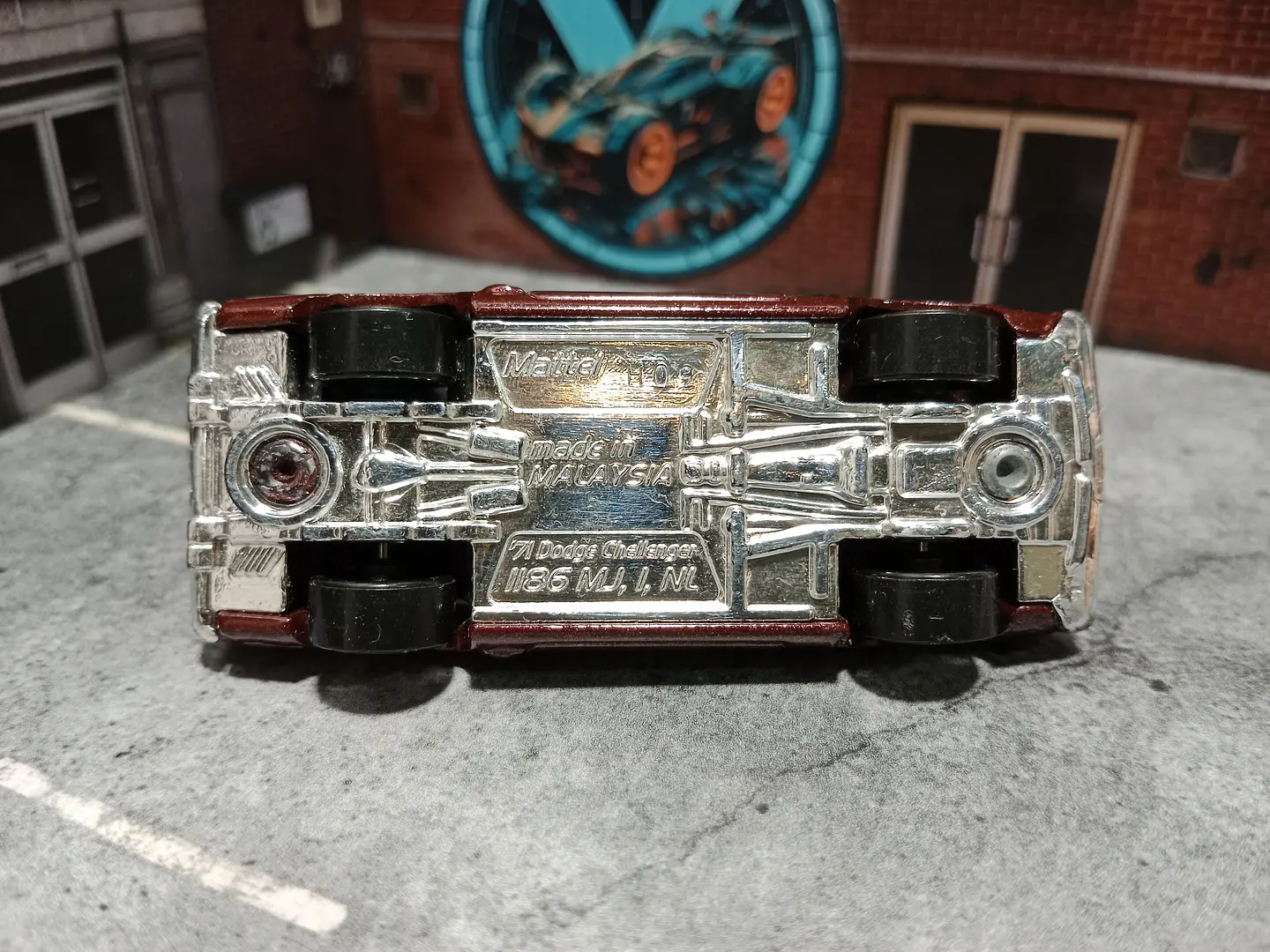 Dodge Challenger '71 HW Workshop: Muscle Mania Hot Wheels Mattel 2015 3