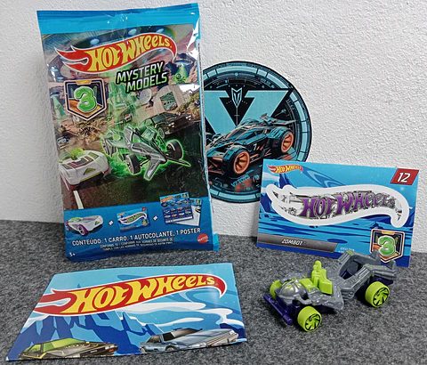 Zombot Mystery Models Serie 3 Hot Wheels (Nuevo, solo abierto) Mattel