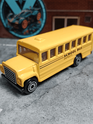 School Bus Welly 1/60