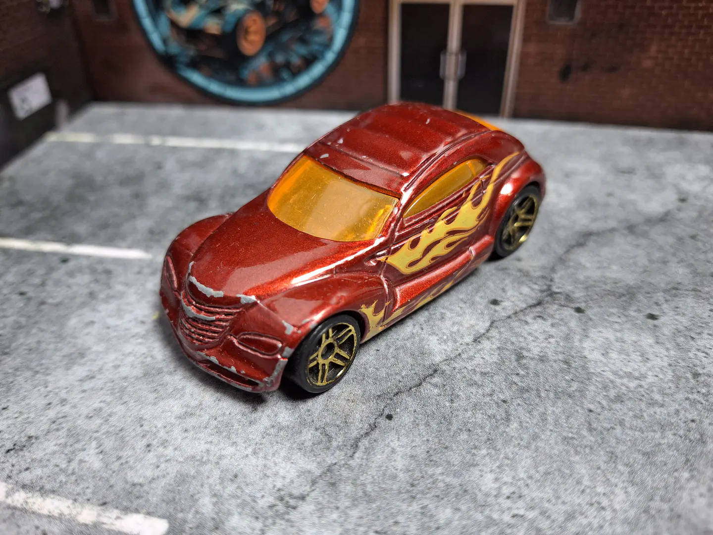 Chrysler Pronto Hot Wheels 2016 HW Flames Mattel Chryler 1