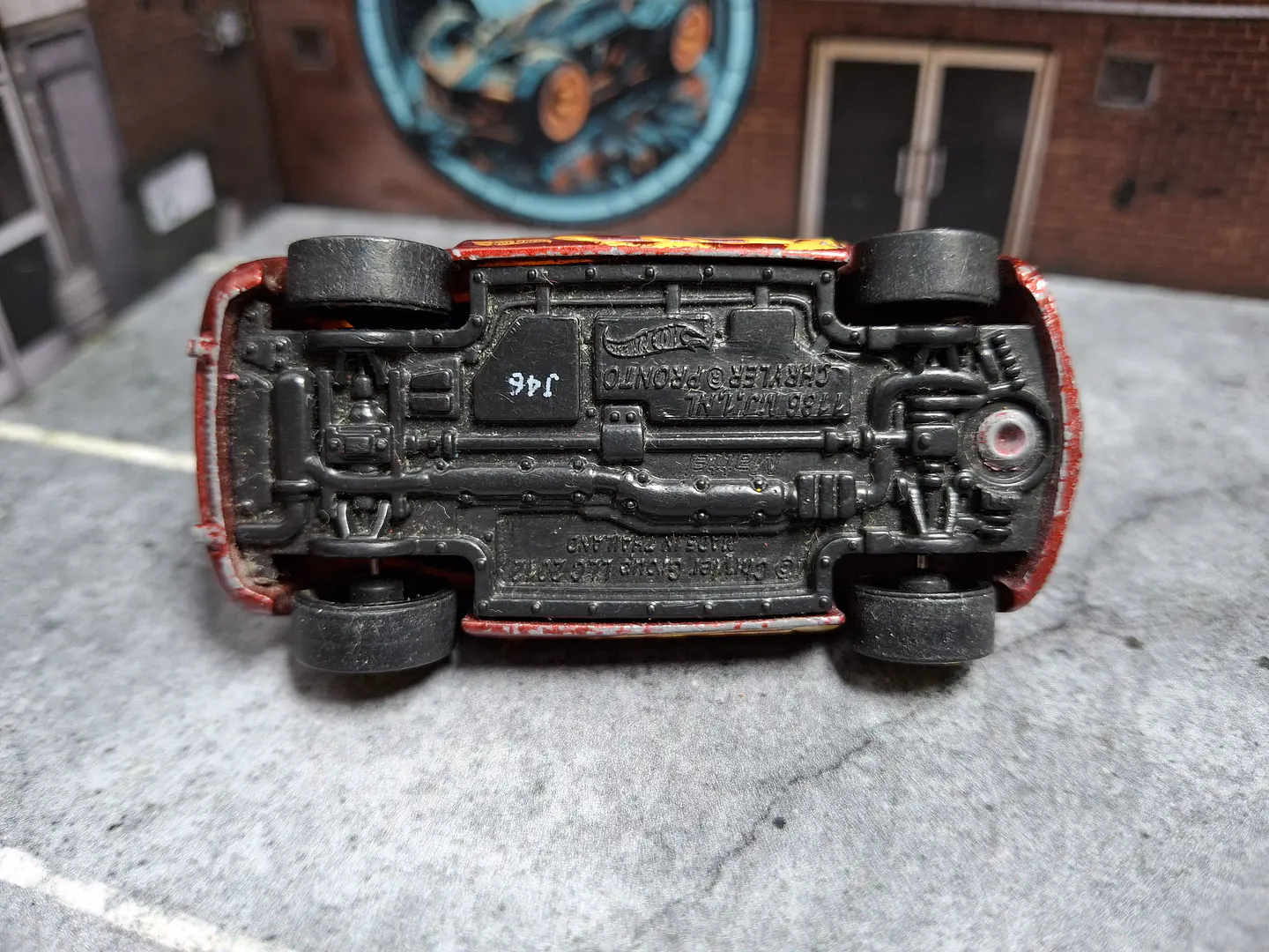 Chrysler Pronto Hot Wheels 2016 HW Flames Mattel Chryler 3