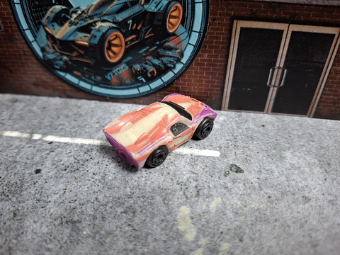 Ford GT40 Micro Machines Hasbro 2001 (Brilla en oscuridad)