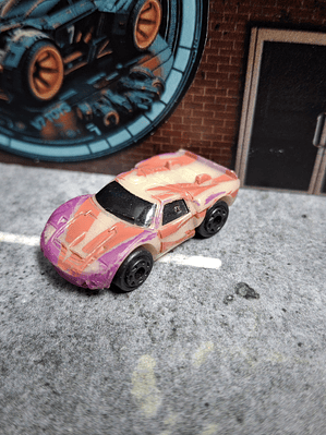 Ford GT40 Micro Machines Hasbro 2001 (Brilla en oscuridad)