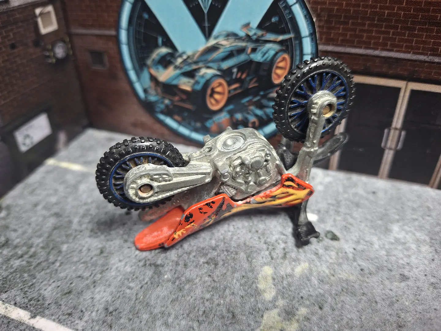 Moto HW450F Team Hot Wheels 2011 Mattel 3