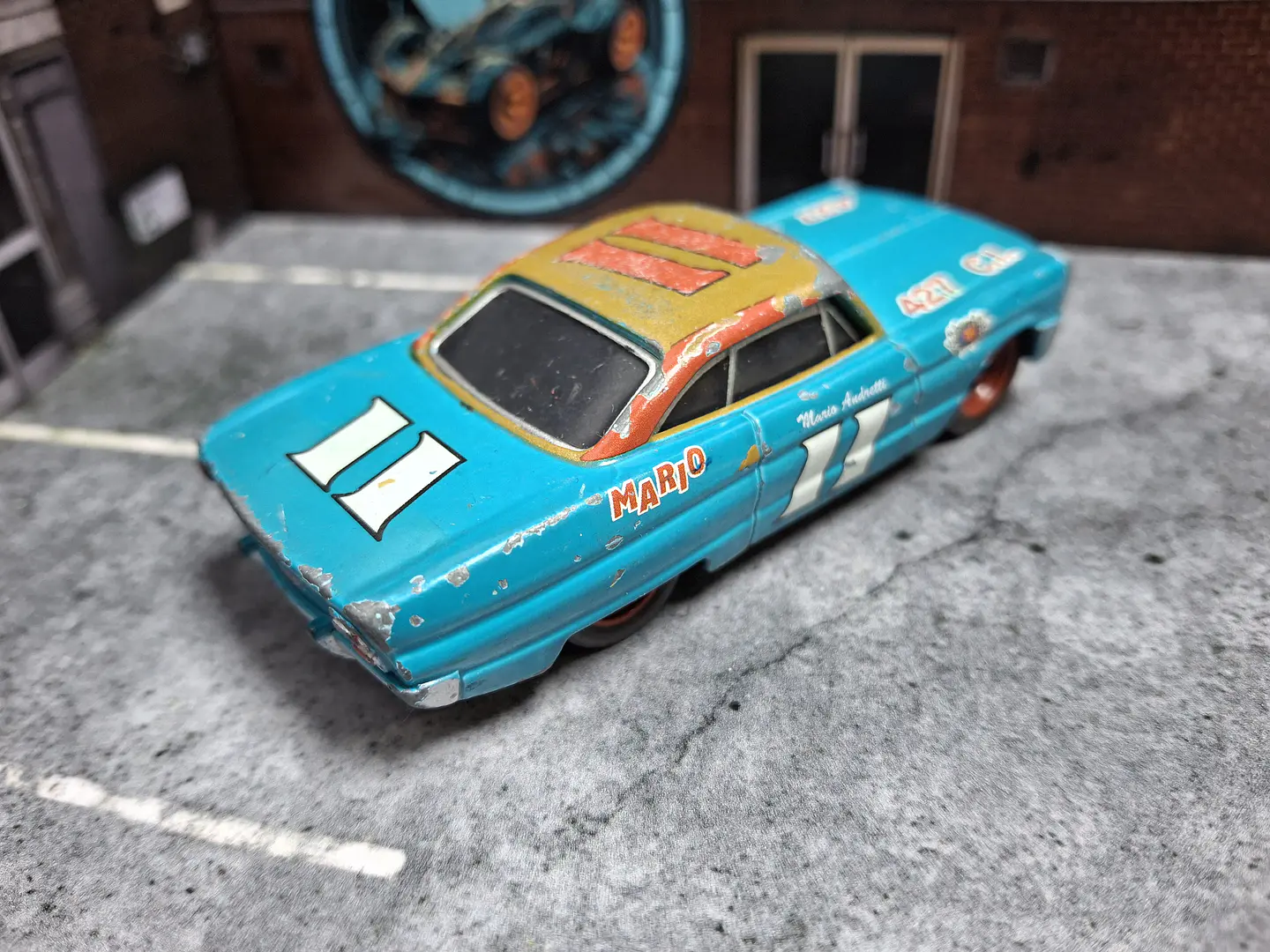 Mario Andretti Cars Disney Pixar 1/55 2