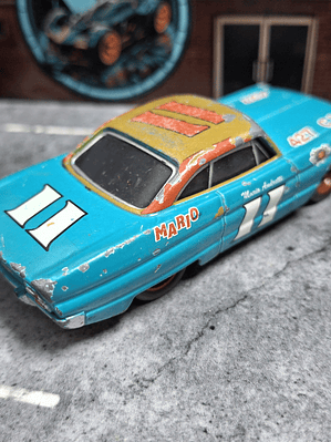 Mario Andretti Cars Disney Pixar 1/55