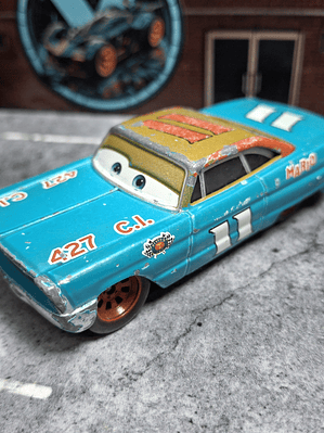 Mario Andretti Cars Disney Pixar 1/55