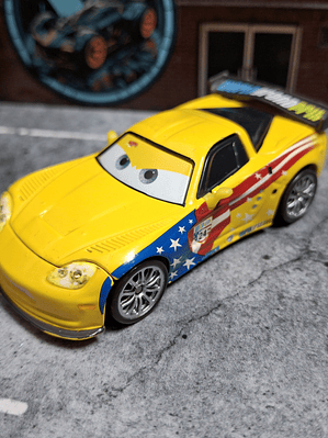 Jeff Corvette Cars 1/55 Disney Pixar Mattel