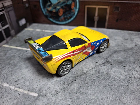 Jeff Corvette Cars 1/55 Disney Pixar Mattel