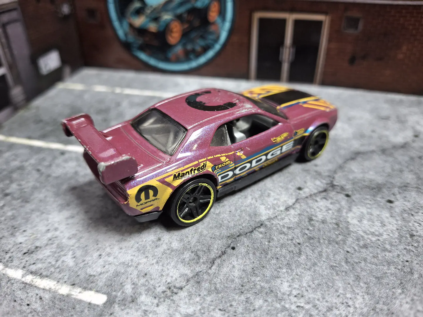Dodge Challenger Drift Car Hot Wheels 2016 HW Speed Graphics Mattel 2