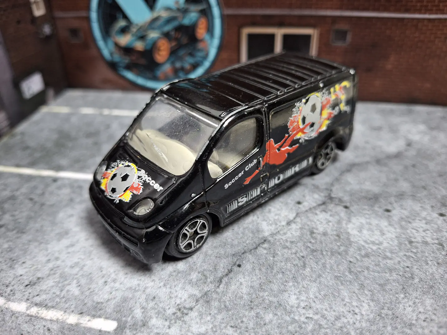 Furgoneta Soccer Club Renault Trafic / Nissan Primastar Sin Marca 1/64 1