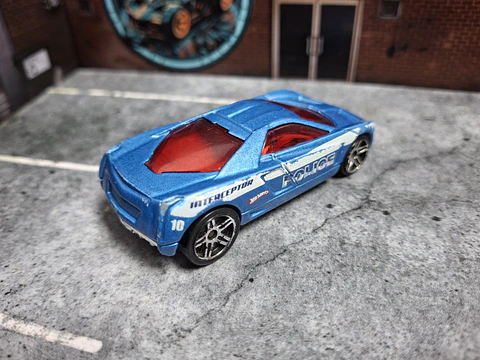 Cadillac Cien Concept Hot Wheels 2010 Police Pursuit Mattel