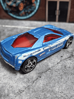 Cadillac Cien Concept Hot Wheels 2010 Police Pursuit Mattel