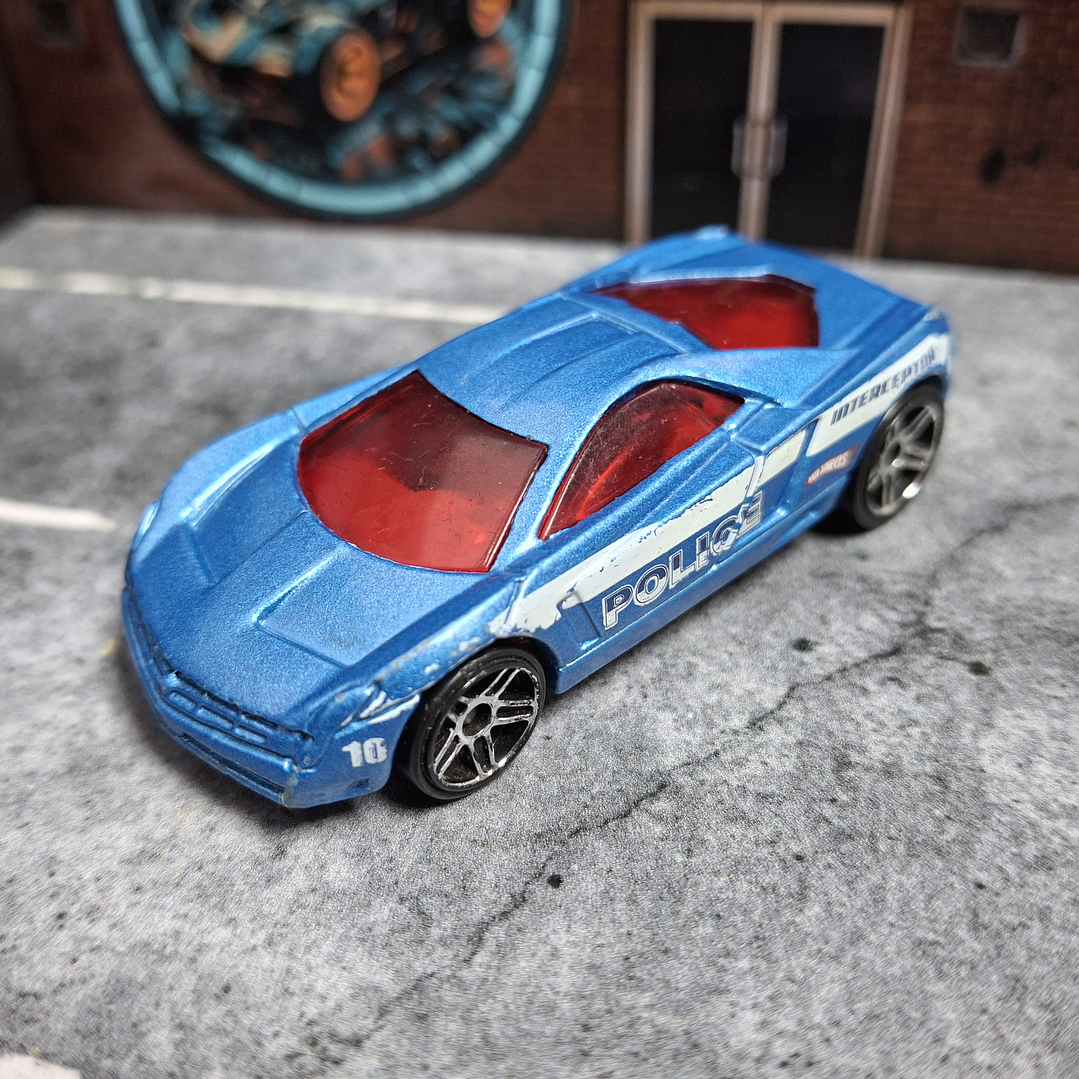 Cadillac Cien Concept Hot Wheels 2010 Police Pursuit Mattel 1