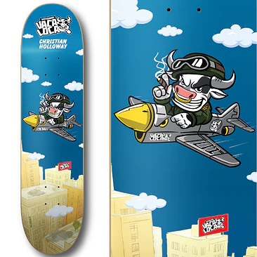 Tabla skate Vaca Loca Skateboards Promodel Christian Holloway 2