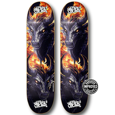 Tabla skate Vaca Loca Skateboards Cow Dragon 3