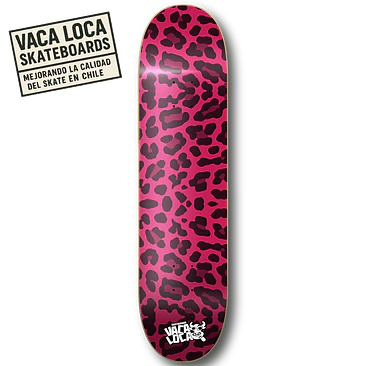 Tabla skate Vaca Loca Skateboards - Cow Pink 2