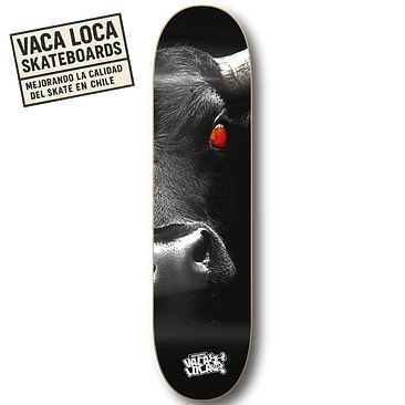 Tabla skate Vaca Loca Skateboards Black Bull 2