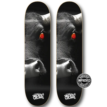 Tabla skate Vaca Loca Skateboards Black Bull 3