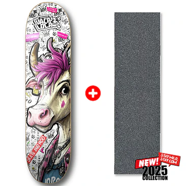 Promoción: Tabla Skate Lady Cow + Lija Eat Sneaker 2