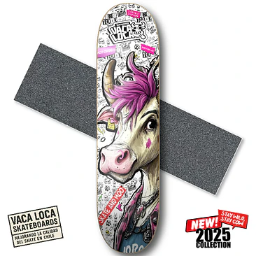 Promoción: Tabla Skate Lady Cow + Lija Eat Sneaker 1