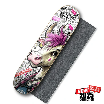 Promoción: Tabla Skate Lady Cow + Lija Eat Sneaker 3