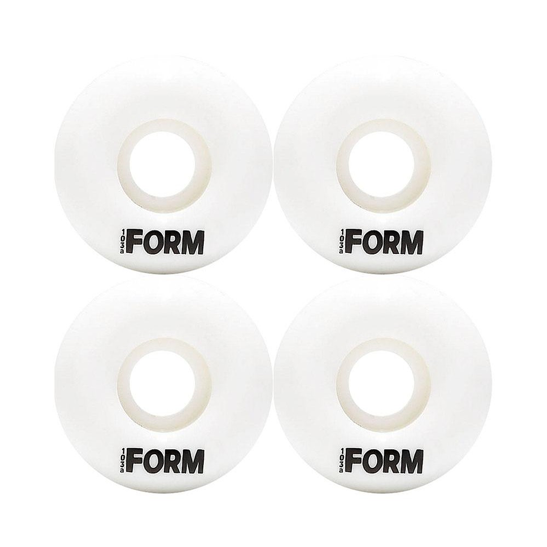 Ruedas Form WHITE / Blanco 54mm 103A SPF – Pack de 4 (Blancas) 2