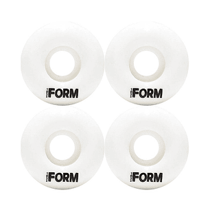 Ruedas Form WHITE / Blanco 54mm 103A SPF – Pack de 4 (Blancas)