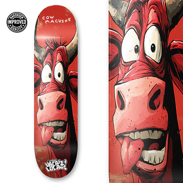 Tabla skate Vaca Loca Skateboards Cow Machine 5