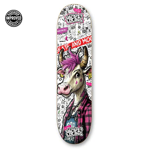 Tabla skate Vaca Loca Skateboards Lady Cow