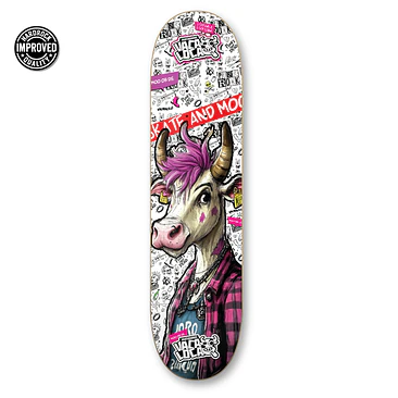 Tabla skate Vaca Loca Skateboards Lady Cow 1