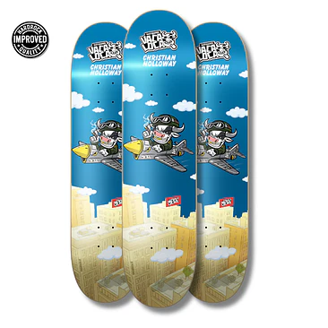 Tabla skate Vaca Loca Skateboards Promodel Christian Holloway 4