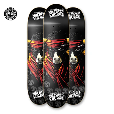 Tabla skate Vaca Loca Skateboards Samuray Cow 4