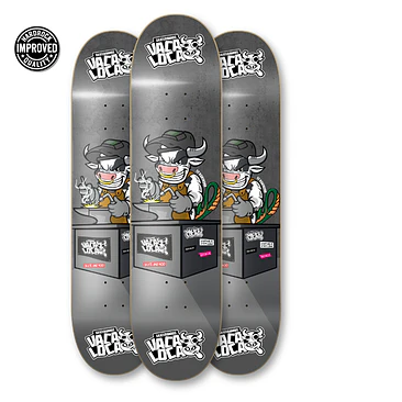 Tabla skate Vaca Loca Skateboards Cow Welder 4