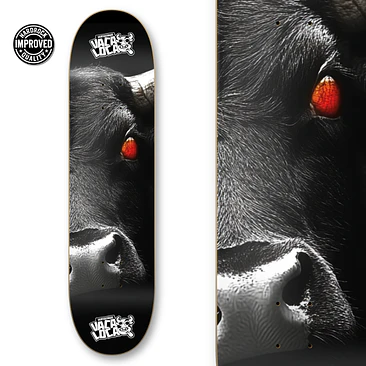 Tabla skate Vaca Loca Skateboards Black Bull 6
